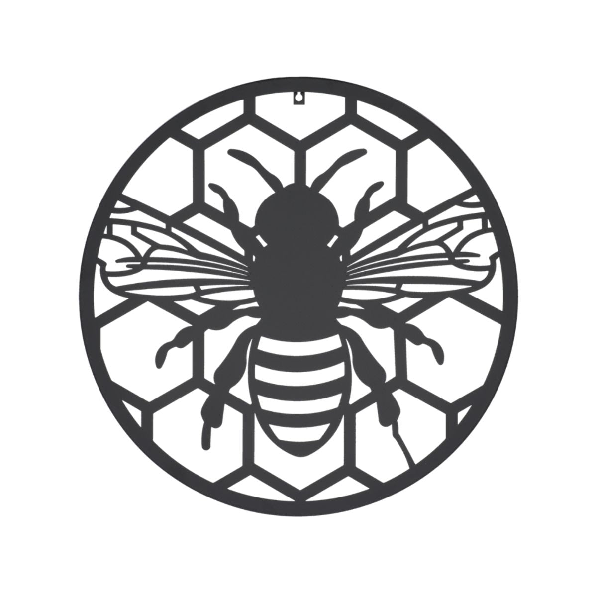 Decoratiune de perete din otel Ø 60 cm design Bee Esschert Design, 1, hectarul.ro