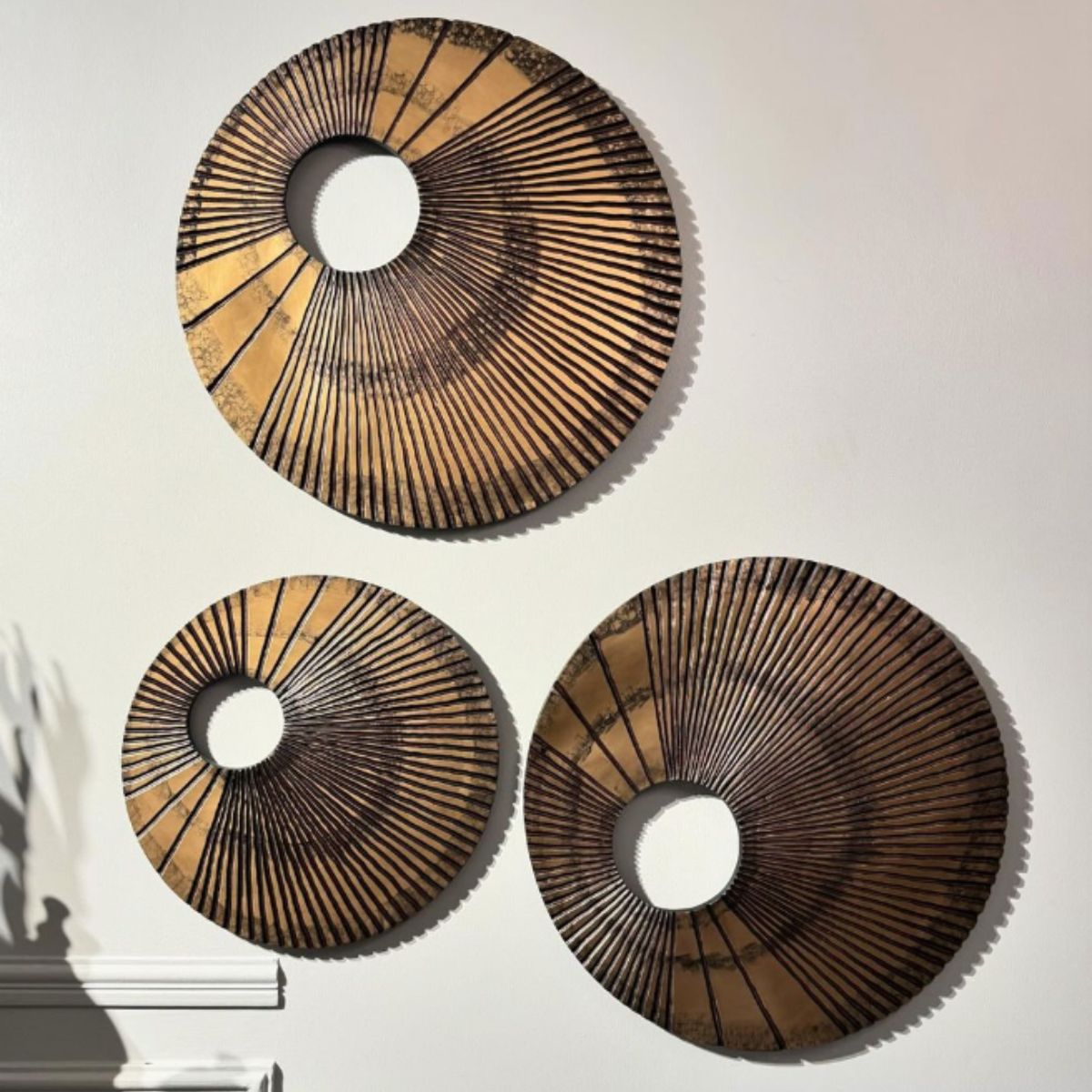 Decoratiune de perete maro din polirasina 58.5 cm Yazhi, 1, hectarul.ro