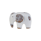Hectarul - Decoratiune elefant alb din polirasina 9 cm Yazhi