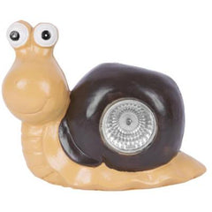 Decoratiune gradina, lampa solara, melc, 14x11x12 cm