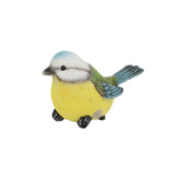 Hectarul - Decoratiune pentru ghiveci, din polirasina, 10 cm, galben/albastru Pitigoi Esschert Design