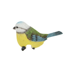 Decoratiune pentru ghiveci, din polirasina, 10 cm, galben/albastru Pitigoi Esschert Design