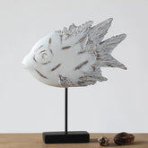 Hectarul - Decoratiune peste alb din polirasina 27 cm Yazhi