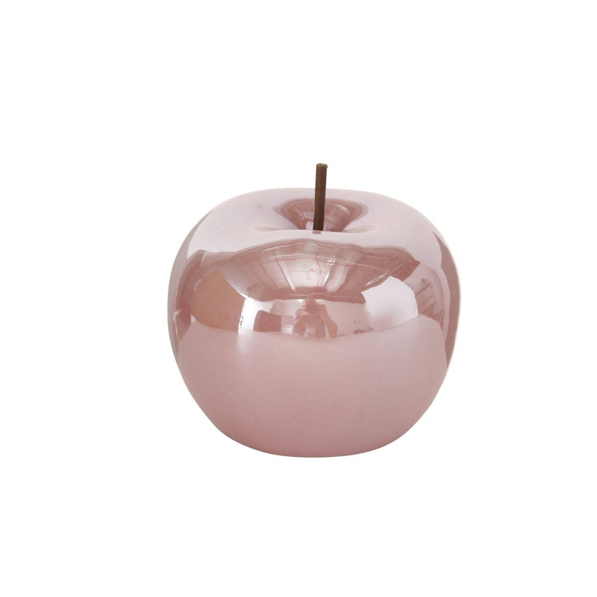 Decoratiune roz pal din ceramica 10/11 cm design mar Perly Boltze, 1, hectarul.ro