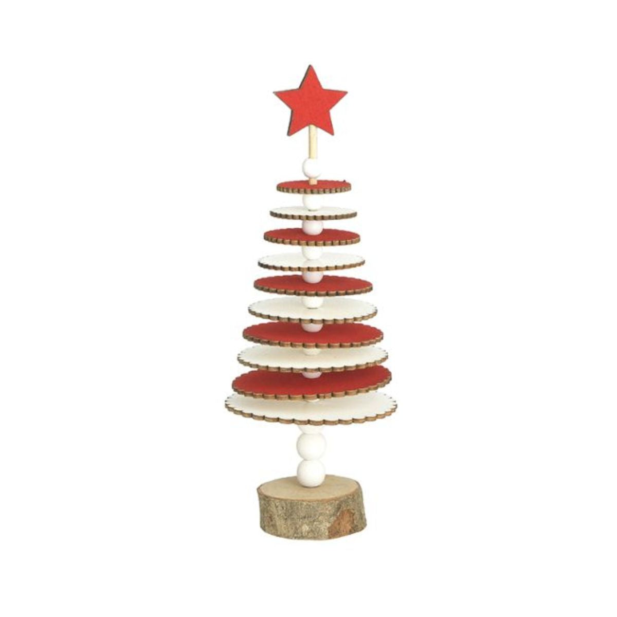 Decoratiune din MDF Φ7Χ22 XMAS Tree Inart, 1, hectarul.ro