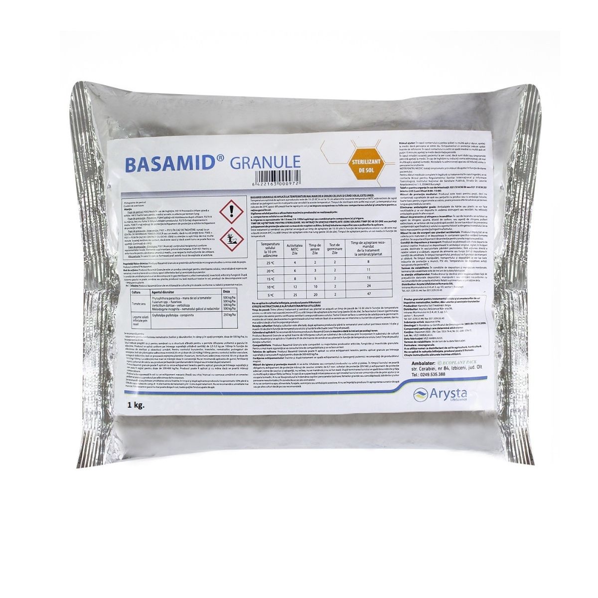 Dezinfectant pentru sol (nematocid) BASAMID GRANULE, 1 kg, 1, hectarul.ro