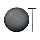 Hectarul - Disc din otel pentru gatit din tabla de 4 mm, cu picioare si maner