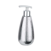 Hectarul - Dispenser ceramic argintiu pentru sapun lichid Dakar Wenko