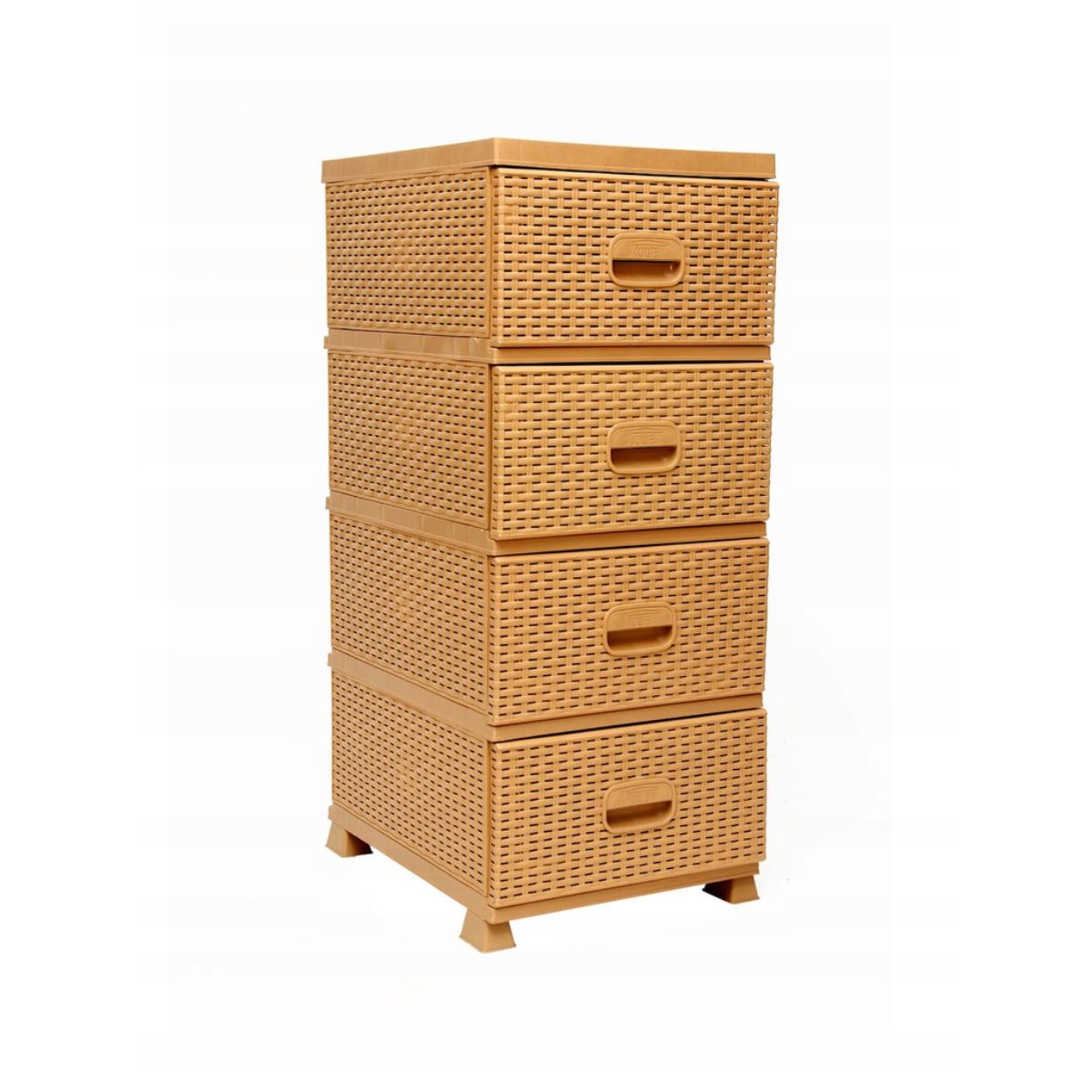 Dulap 4 sertare Dublu Ratan CRL bej, 1, hectarul.ro