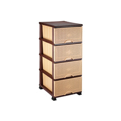 Dulap 4 sertare KOMIDIN CRL bej/maro