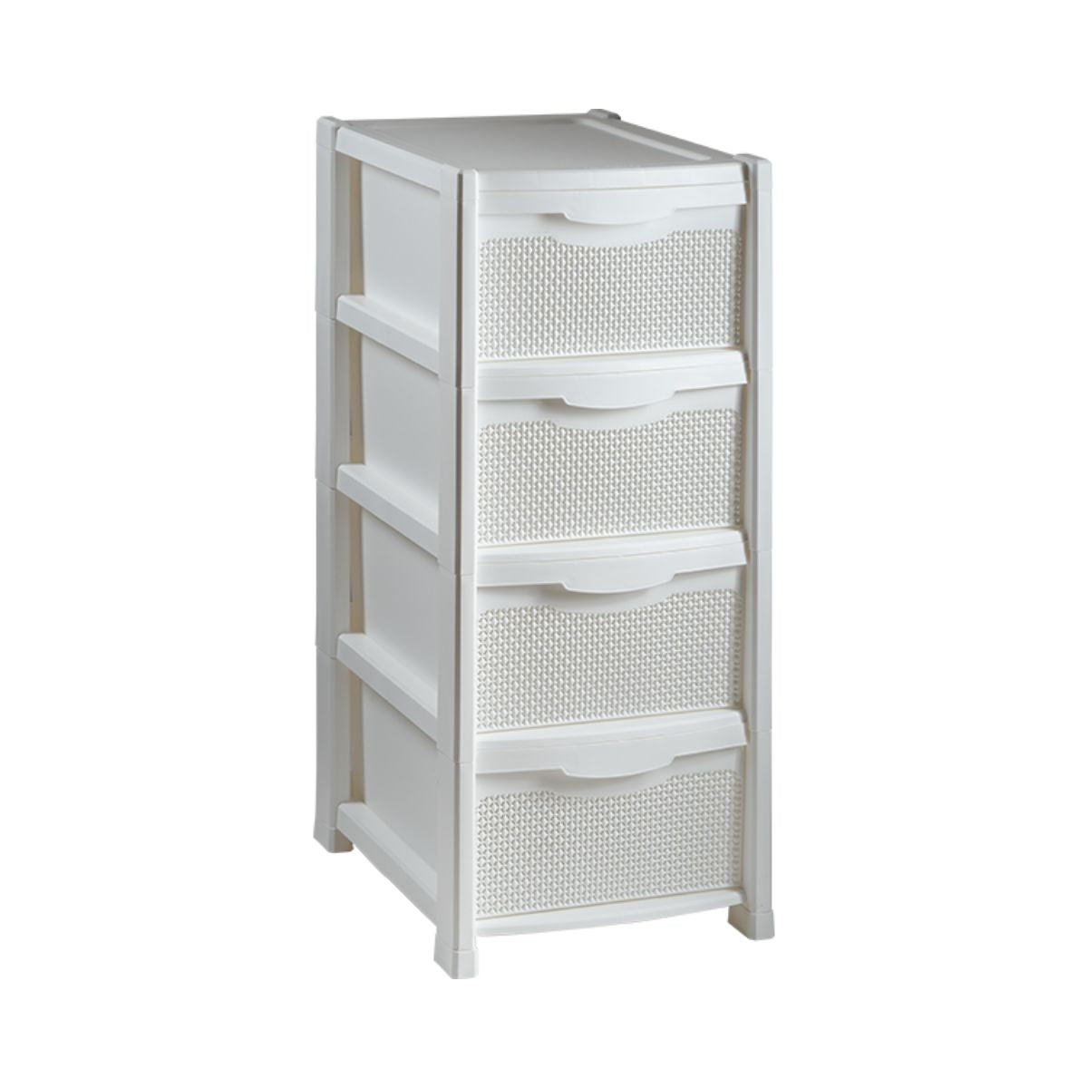 Dulap 4 sertare perlat CRL alb, 1, hectarul.ro