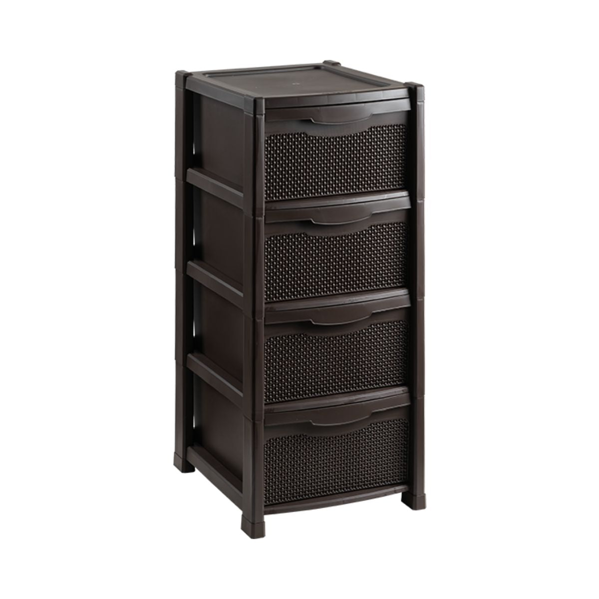 Dulap 4 sertare perlat CRL maro, 1, hectarul.ro