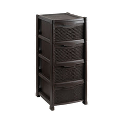 Dulap 4 sertare perlat CRL maro