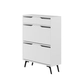 Hectarul - Dulap de pantofi alb din PAL melaminat 110 cm Asta Decortie