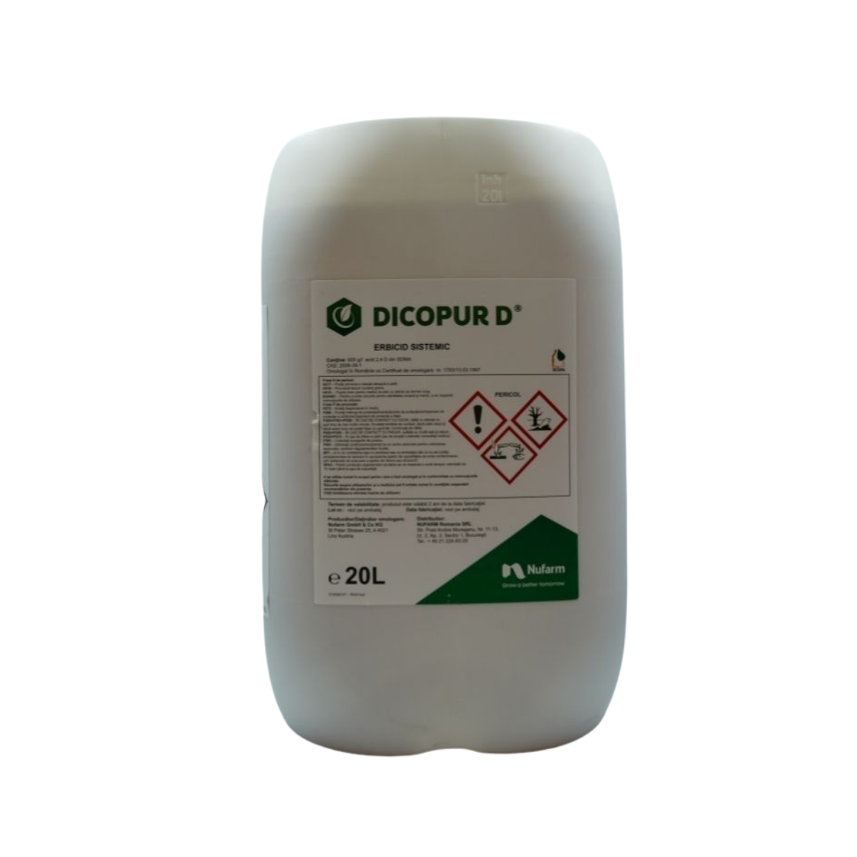 Erbicid 2.4 D pentru grau si porumb Dicopur D, 20 L, 1, hectarul.ro