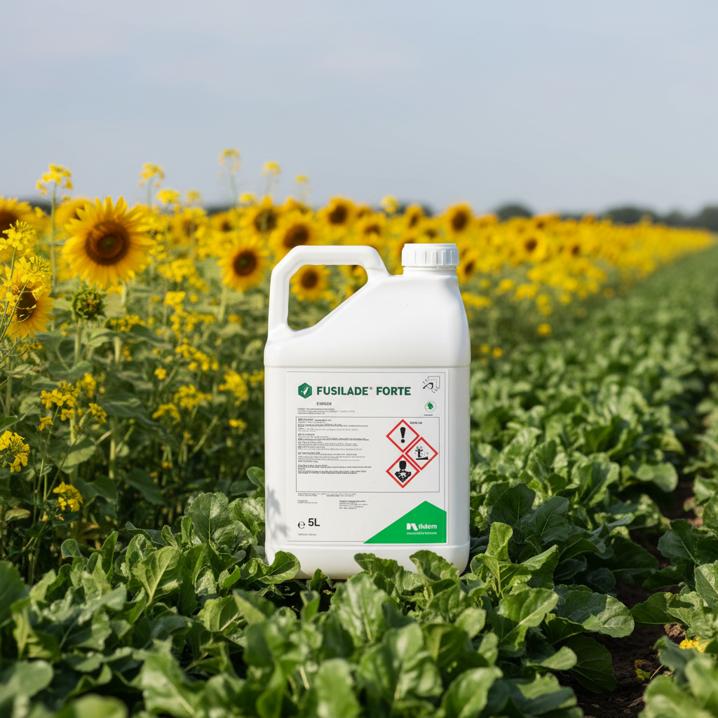 Erbicid floarea soarelui, tomate, rapita, sfecla, pomi si arbusti fructiferi, capsuni Fusilade Forte, 5 L, 1, hectarul.ro