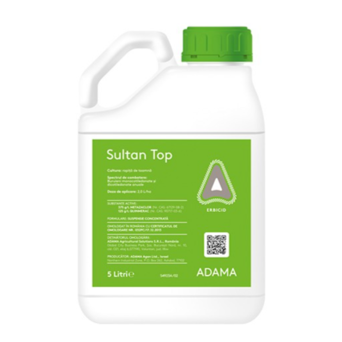 Erbicid  preemergent si postemergent pentru cultura de rapita, SULTAN TOP - ambalaj 5 Litri, 1, hectarul.ro