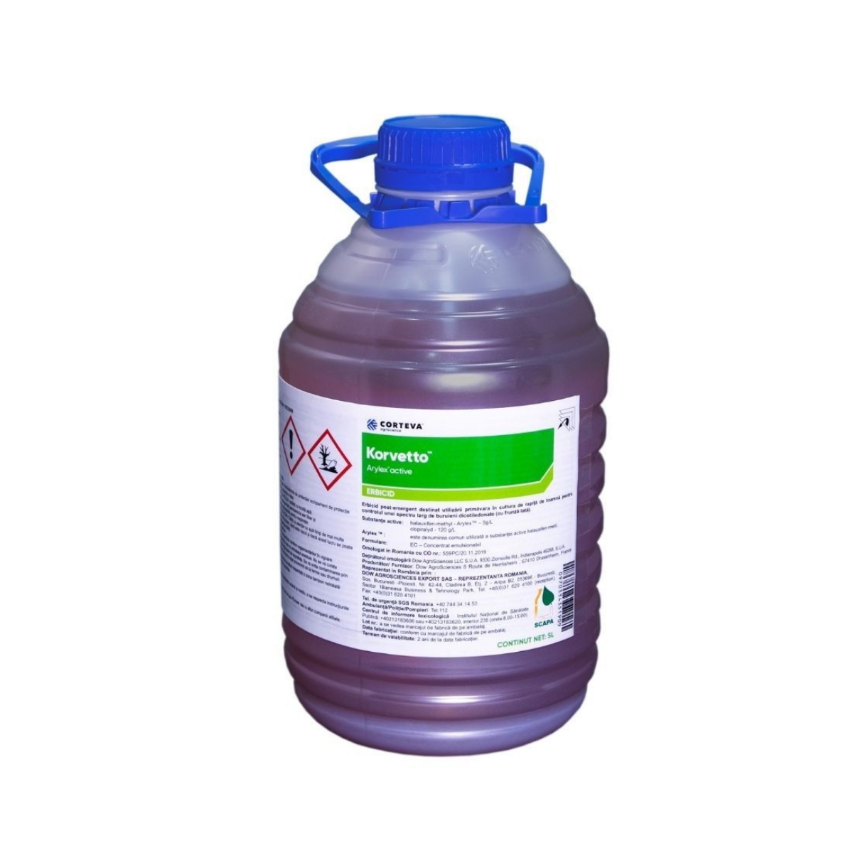 Erbicid rapita Korvetto, 5 L, 1, hectarul.ro