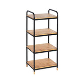 Hectarul - Etajera din bambus si metal 42 x 94,5 x 33,5 cm Loft Wenko