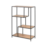 Hectarul - Etajera maro din MDF 77x35x114 cm Seaford Actona