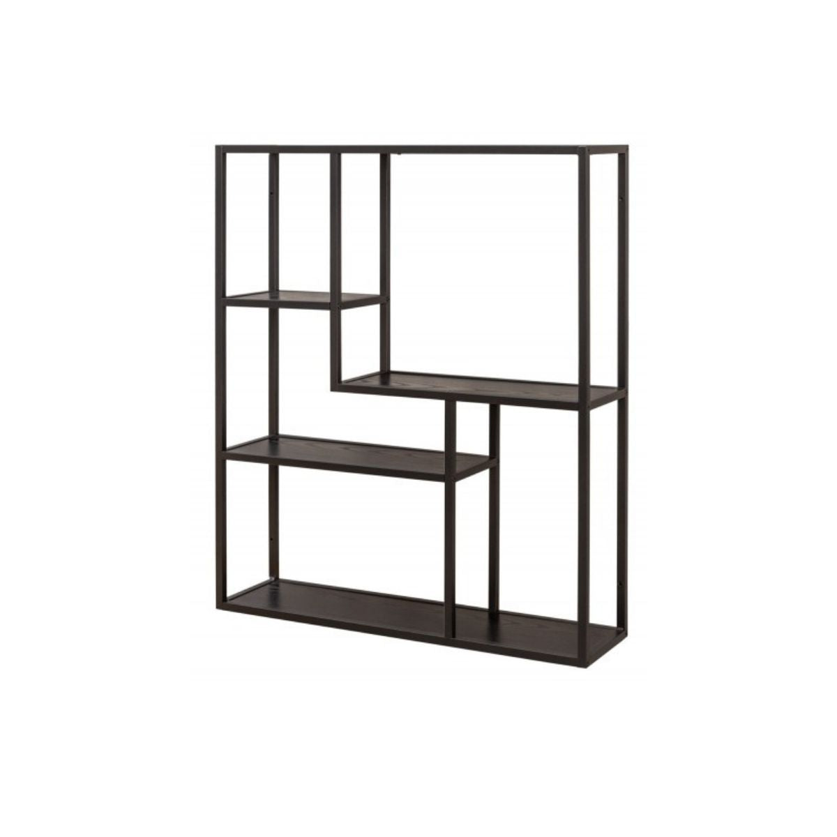 Etajera neagra Slim Line 90 cm Invicta, 1, hectarul.ro