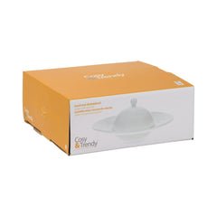 Farfurie adanca alba, cu capac, din portelan Ø21,5 cm Apero Cosy&Trendy