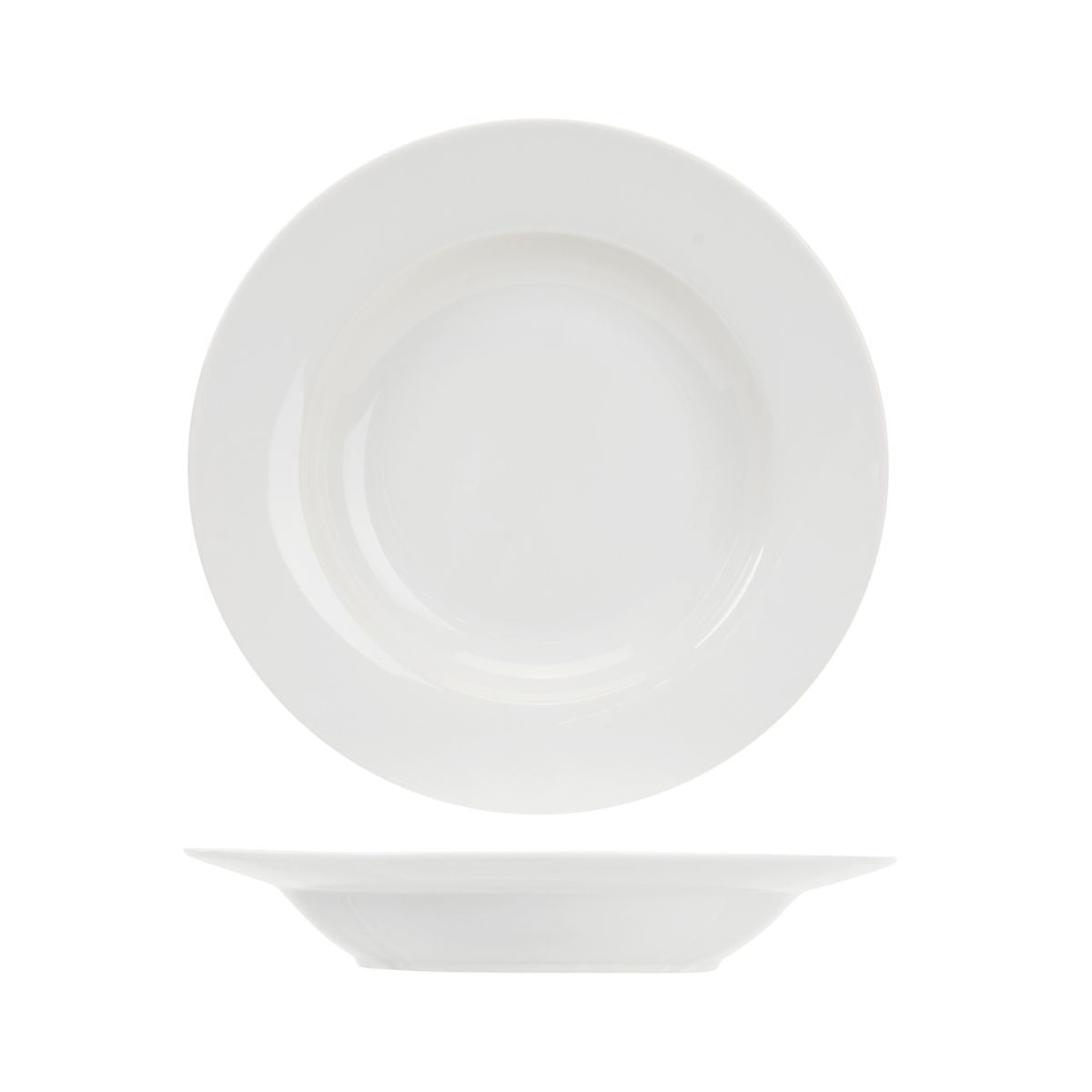 Farfurie adanca alba portelan Ø23 cm Banquet Cosy&Trendy, 1, hectarul.ro