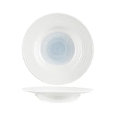 Hectarul - Farfurie adanca alb/albastru din portelan Ø22 Brindisi Sea Cosy&Trendy