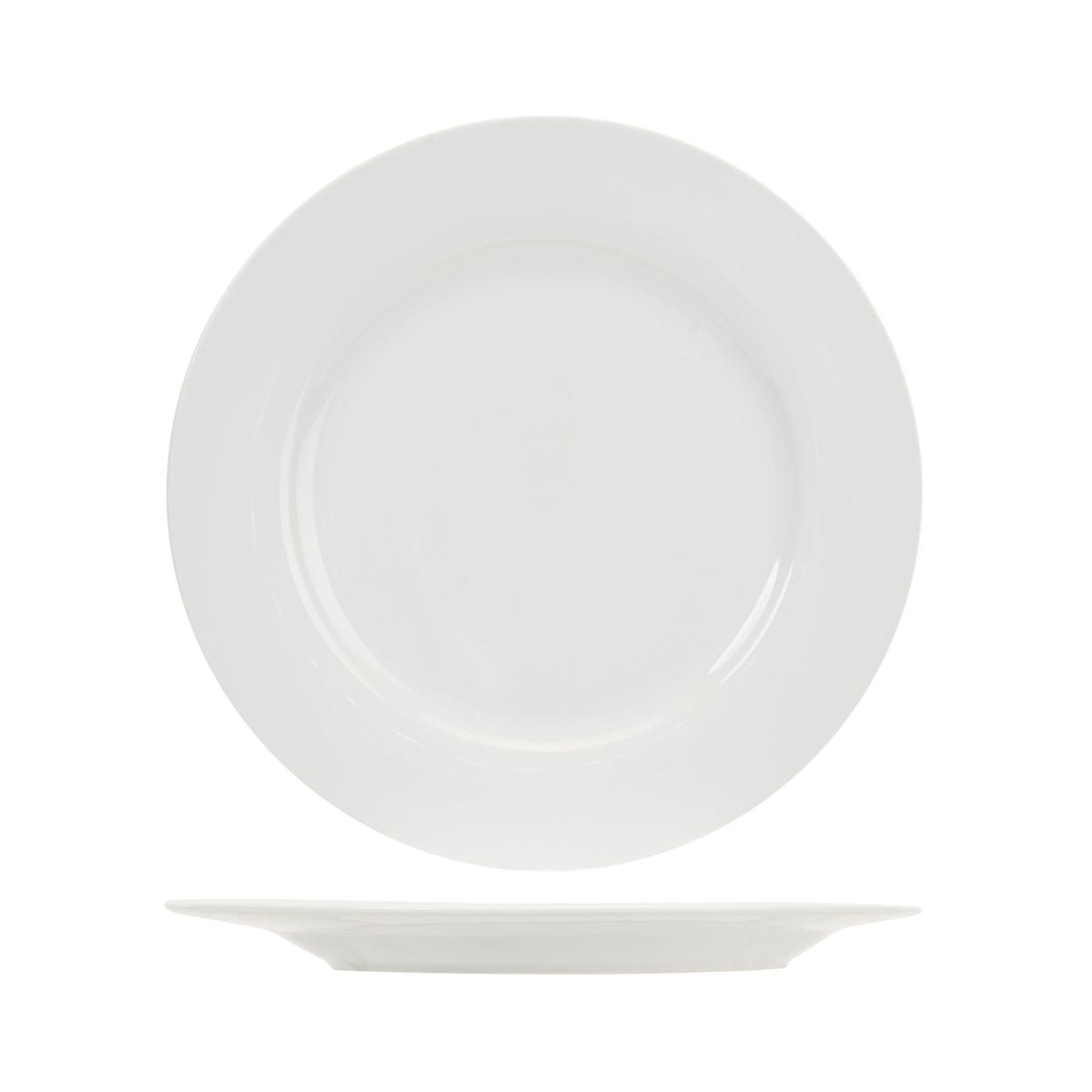 Farfurie alba din portelan Ø27 cm Banquet Cosy&Trendy, 1, hectarul.ro