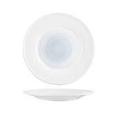 Hectarul - Farfurie alb/albastru din portelan Ø26 Brindisi Sea Cosy&Trendy
