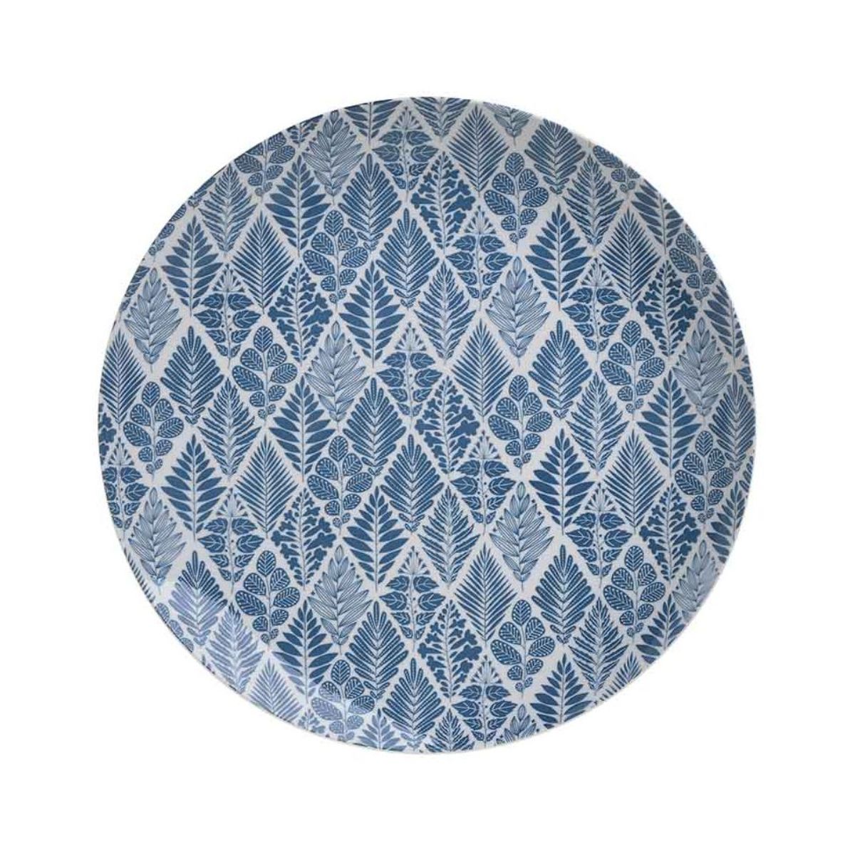 Farfurie alb/albastru Plants Φ27X3 Inart, 1, hectarul.ro