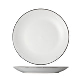 Hectarul - Farfurie alb/negru din material ceramic Ø27 cm Speckle Cosy&Trendy