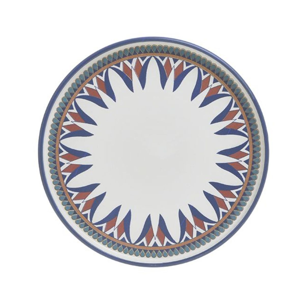 Farfurie multicolora ceramica Φ21X2 Inart, 1, hectarul.ro