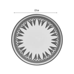 Farfurie multicolora ceramica Φ21X2 Inart