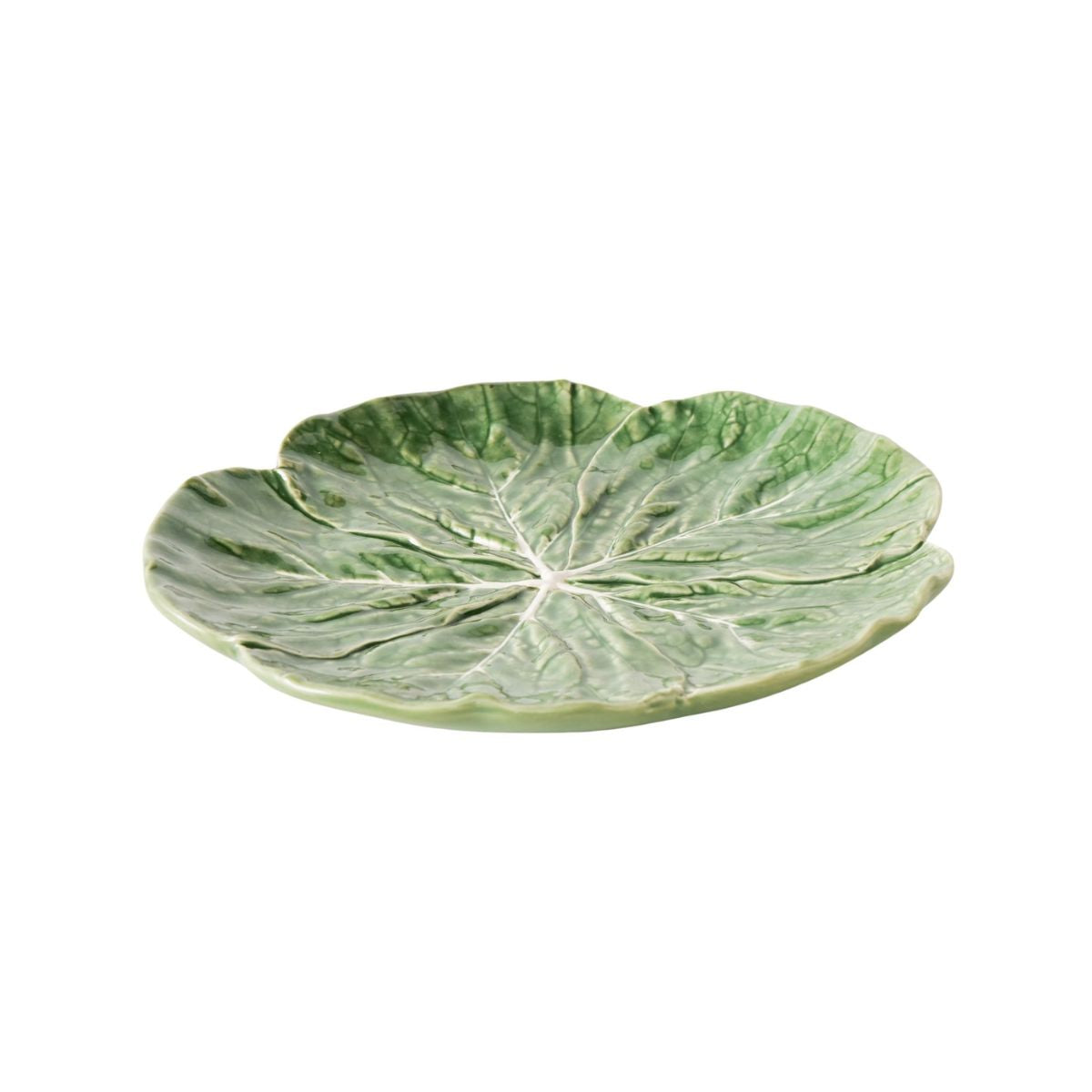 Farfurie verde ceramica Ø20,5 cm Cabbage Boltze, 1, hectarul.ro