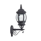 Hectarul - Felinar negru din metal si sticla Istria Up Brilliant