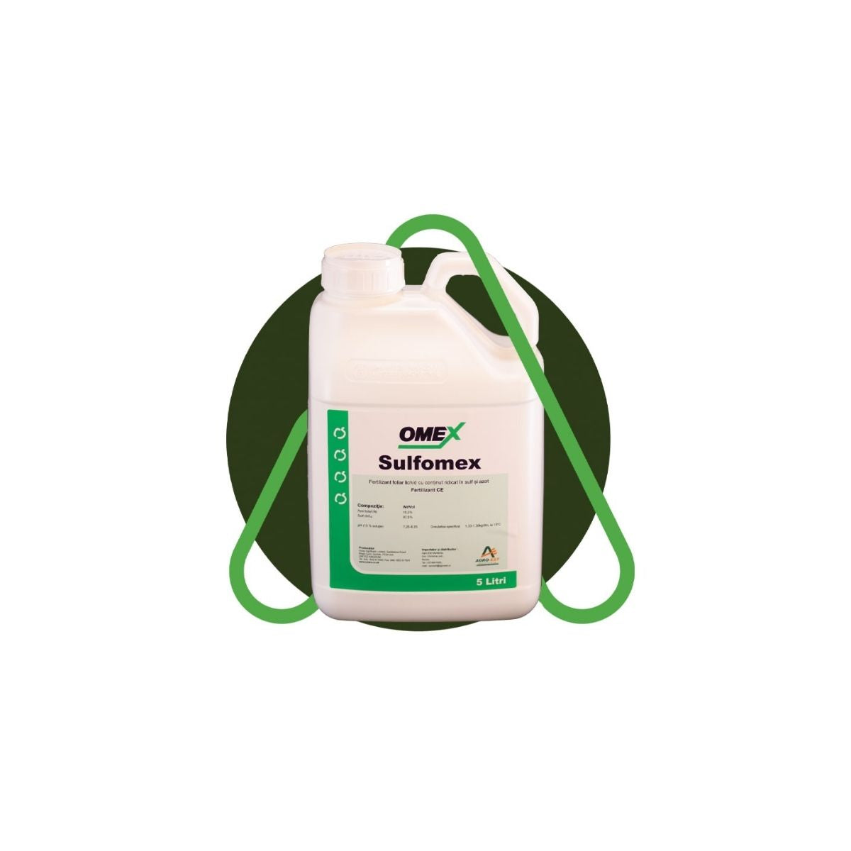 Fertilizant foliar cu sulf 87% si azot 15% Sulphomex, 5 L, 1, hectarul.ro