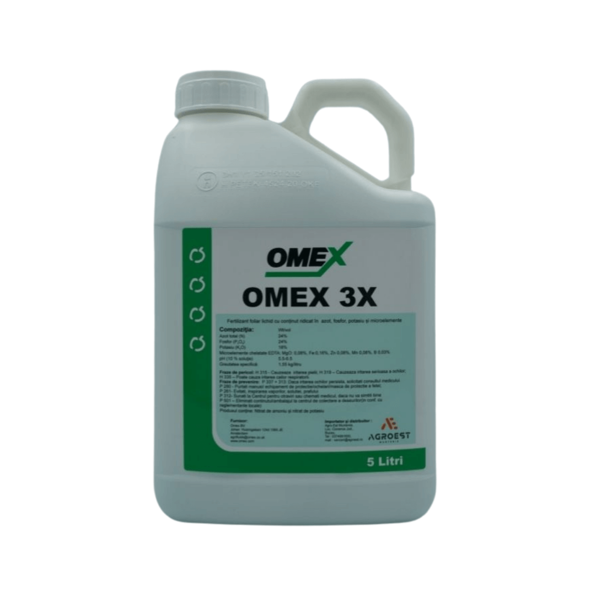 Fertilizant foliar NPK si microelemente Omex 3X, 5 L, 1, hectarul.ro