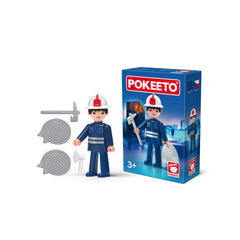 Figurina pompier cu accesorii Pokeeto