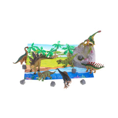 Figurine dinozauri+saltea si accesorii, 7 buc
