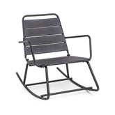 Hectarul - Fotoliu gri inchis din otel pentru exterior Lillian Bizzotto