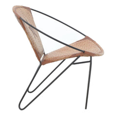 Fotoliu pentru terasa/ gradina din piele STAR