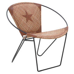 Fotoliu pentru terasa/ gradina din piele STAR