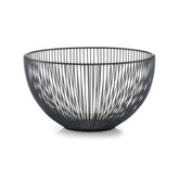 Hectarul - Fructiera neagra din metal Ø25 cm Fruit Basket Zeller