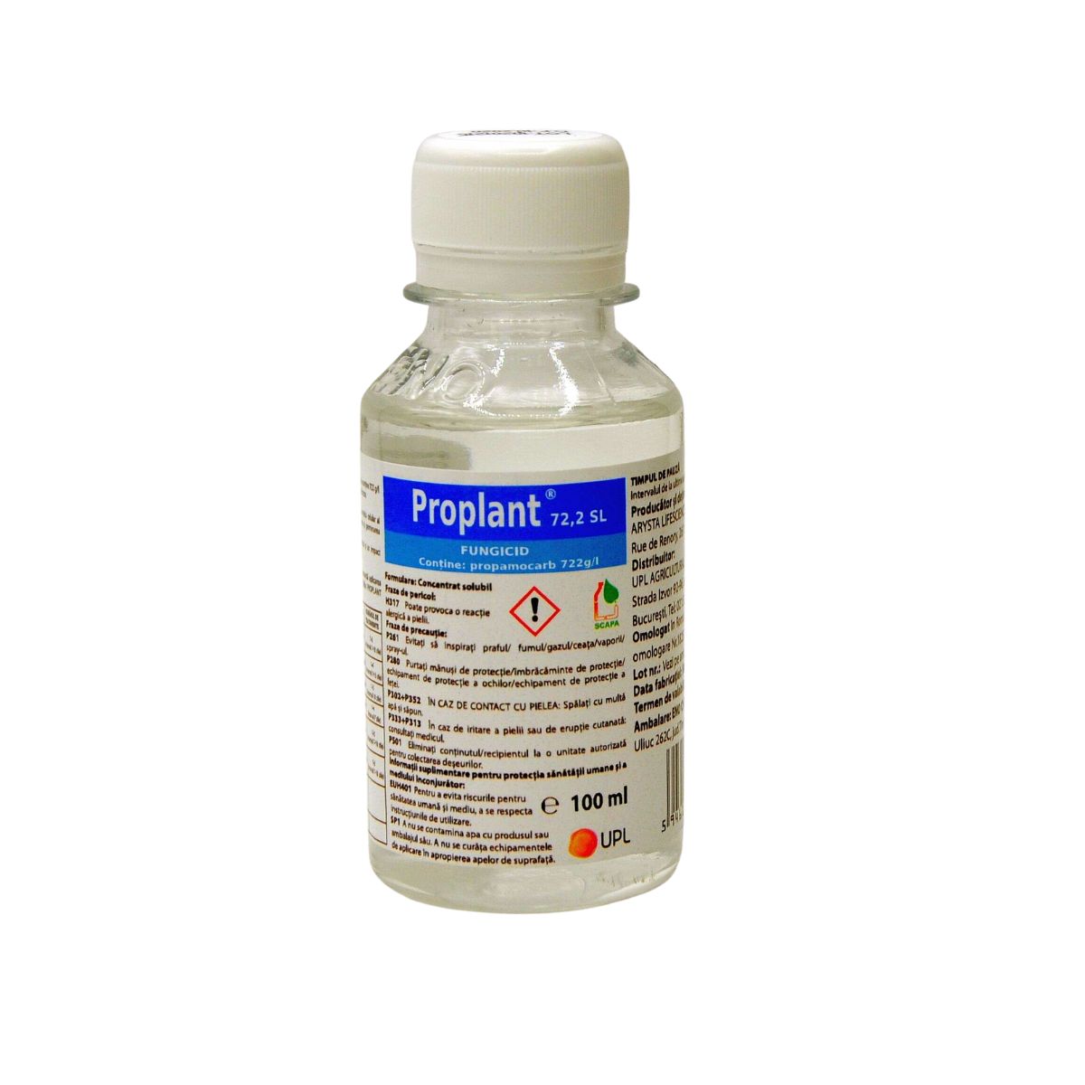 Fungicid sistemic pentru mana si boli rasaduri, 20 ML, PROPLANT, UPL AGRICULTURAL, 1, hectarul.ro