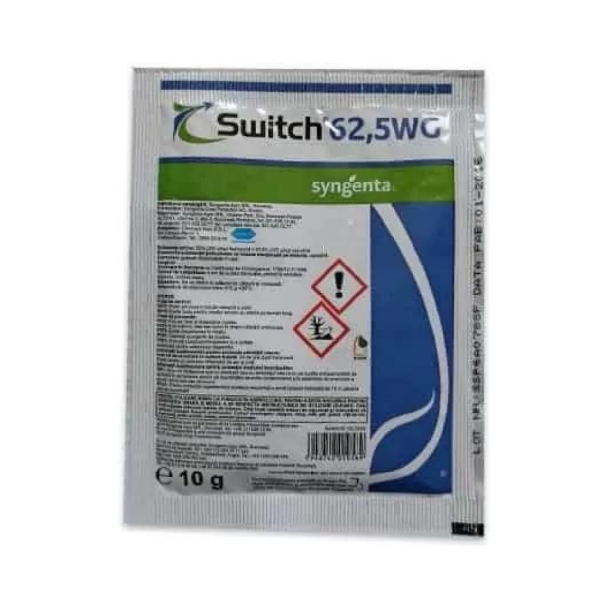 Fungicid pentru legume, capsun si pomi fructiferi, 10 grame, Switch 62.5 WG, SYNGENTA, 1, hectarul.ro