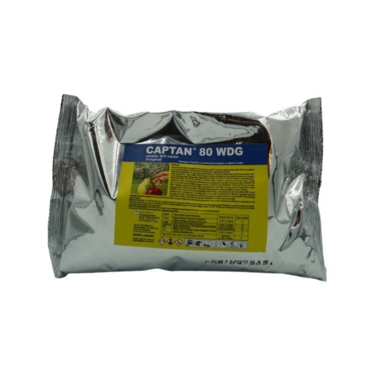 Fungicid pentru vita de vie, mar, castraveti, ceapa, prun si tomate, 500 grame, Captan 80 WDG, UPL AGRICULTURAL, 1, hectarul.ro