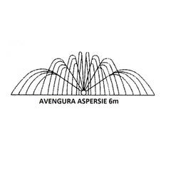 Furtun aspersor, 2 toli (50 mm), 6 metri anvergura, 200 ML IR1250