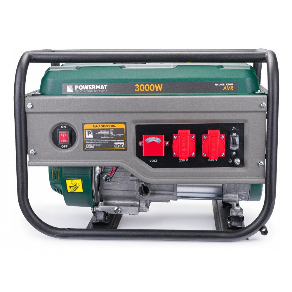 Generator curent electric in 4 timpi 3000W, Powermat, PM-AGR-3000M, 1, hectarul.ro