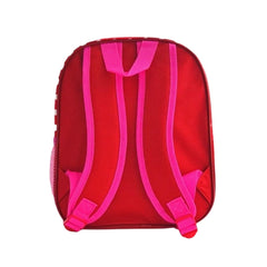 Ghiozdan 3D Disney pentru gradinita, Minnie si Daisy ,roz/rosu , 32 Cm